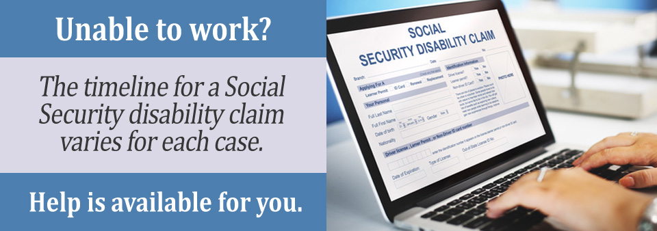 What is the Timeline for my Social Security Disability Claim?