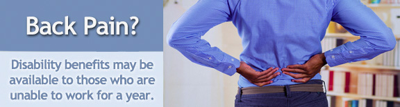 If your back pain keeps you from working, may qualify you for Social Security disability benefits. See if you qualify!
