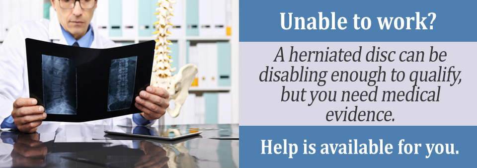 What Is Included in My Disability Application for a Herniated Disc?