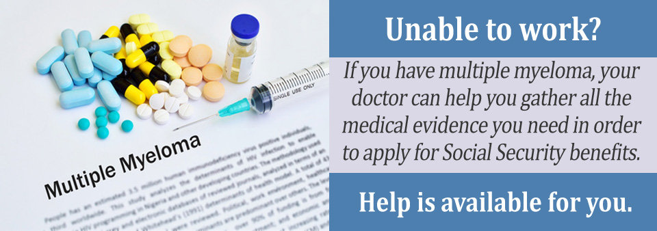 What’s in My Disability Application for Multiple Myeloma?